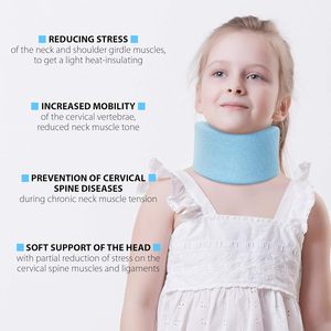 <span class=keywords><strong>Collar</strong></span>ín Ortopédico para Niños, Soporte de Tracción para Cuello y Cabeza, Fijación, Protección de la Columna Cervical - Product Image 4