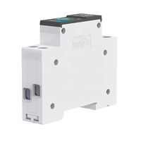 Interrupteur de disjoncteur intelligent Wi-Fi de mesure d'énergie 1P 63A, mini, pour rail DIN, pour maison intelligente, avec télécommande sans fil, Tren