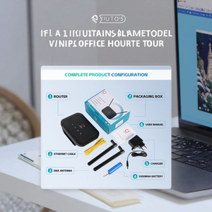 Router CPE 4G Desbloqueado OlAX AX8 Pro, Batería de 5000 mAh, Router Wifi Inalámbrico, Router Módem 4G CAT4, Router de Oficina de Alta Velocidad de 300 Mbps - Product Image 5