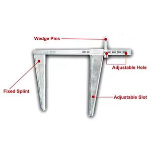 Nhà Máy Bán Hàng Trực Tiếp Ván khuôn Phụ Kiện Có Thể Điều Chỉnh Ván khuôn Thép Cột Kẹp Chùm Kẹp Cho Bê Tông Cột - Product Image 1