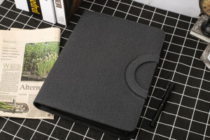 Portafolio <span class=keywords><strong>de</strong></span> Cuero A4 con <span class=keywords><strong>Calculadora</strong></span> y Logotipo - Product Image 5