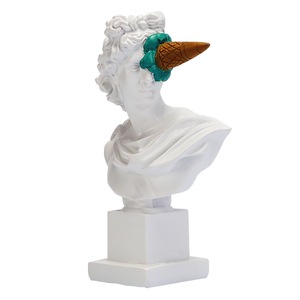 Venta al por mayor figuritas griegas <span class=keywords><strong>Apolo</strong></span> simular <span class=keywords><strong>escultura</strong></span> de resina de yeso estatua escandinava decoración moderna del hogar para la sala de estar - Product Image 6