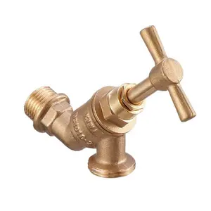 S60x6 IBC Vòi Bể Xả Bộ Chuyển Đổi Chủ Đề Thô Sang Brass Garden Tap 1/2 ''Vòi Kết Nối Vòi Vòi Thay Thế Van Lắp