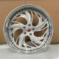 Jantes forgées en 2 parties SJ Custom 6061-T6 18 20 22 24 26 pouces 5x114.3 5x120 pour Chevrolet Camaro Chevelle Monte Carlo