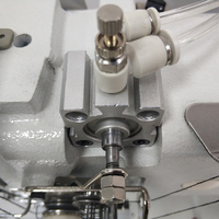 Machine à coudre industrielle à triple entraînement pour cuir, siège de voiture, double aiguille, RN-4420