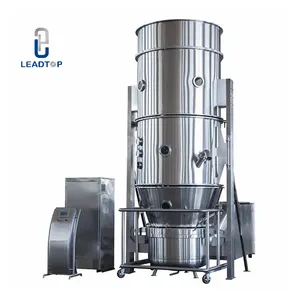 Bột thực phẩm làm cho hạt và làm khô lớp phủ chất lỏng giường granulator Máy sấy Coater