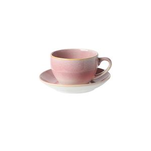 Tasse et soucoupe Latte Art pour Latte & Cappuccino & Double Espresso, New Bone China, <span class=keywords><strong>Mate</strong></span> pour Coffee Shop et Barista - Product Image 1