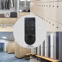 Serrure de casier à came à combinaison électronique sans clé 5 serrure d'armoire à mot de passe numérique pour tiroir Fitness serrure de casier de gymnastique électronique