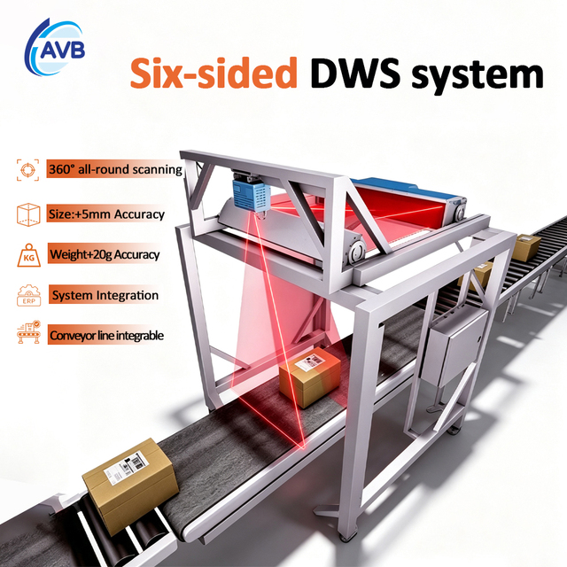 Logistics Automatic Sorting Machine  Parcel Dimensioning Weighing and Scanning Machine for Logistics Warehouse