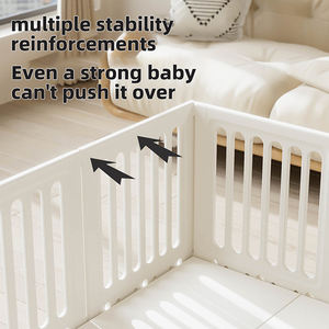 Xinqi Kidzone Çevre Dostu Plastik İnteraktif Bebek Oyun Parkı Güvenlik Kapısı Çocuk Oyun Merkezi Ev Aktivite Çiti İç Mekan - Product Image 5