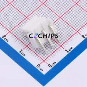 VH-3AW Wire-to-Board Pin Header Bent Lead Through Hole,P=3.96mm Connector 1x3P 3.96mm Right Angle Insert 3P - Product Image 2