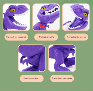 Dessin animé dinosaure outils dentaires dentiste docteur ensemble jeu ensemble enfants Simulation dentiste médical Kit modèle jouer maison - Product Image 3