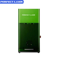 Machine de marquage et de gravure laser à fibre galvanométrique de bureau automatique 20W à double source lumineuse pour tôles d'aluminium DXF/DWG