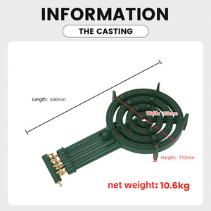 <span class=keywords><strong>Kingray</strong></span> C50 Cao-Điện Thương Mại Đúc Sắt Burner Xách Tay Bếp Gas Lớp Hiệu Quả Năng Lượng 1 Năm Bảo Hành Cho Nhà Hàng - Product Image 5