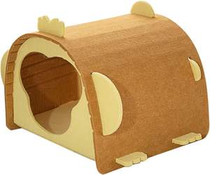 Cama para Gatos de Fieltro Ecológica con Múltiples Agujeros, Juguete de Rompecabezas Plegable y Extraíble, Capacidad de 66L para Juego Interactivo y Descanso - Product Image 1