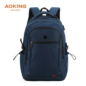 Mochila esportiva masculina de negócios e escola para laptop, mochila de 15,6 polegadas à prova d'água para viagens, ideal para uso em computador e laptop, mais vendida e com USB