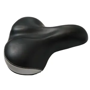 Comfortable Bike Seat With LED Light Wide Memory Foam Padded Soft Bike Cushion Dual Absorbing Shock Rubber Ball Bicycle Saddle