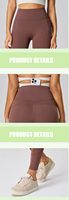 Pantalon de yoga en forme élastique poche arrière taille haute levage hanche pantalon de fitness vêtements d'extérieur collants Pilates leggings de sport