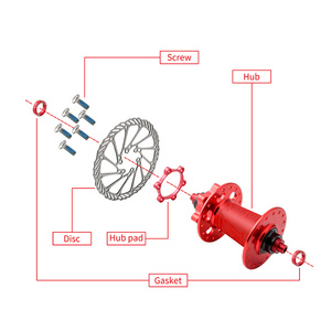 Muqzi trung tâm xe đạp Spacer Bộ chuyển đổi phía trước phía sau trung tâm 15x100 đến 110mm 12x142 đến 148mm boos t <span class=keywords><strong>HUB</strong></span> Bộ chuyển đổi Spacer máy giặt - Product Image 4