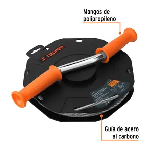 Master con 12 unità pulitori a coclea tipo coclea da 4.5 m con manovella, Truper - Product Image 2