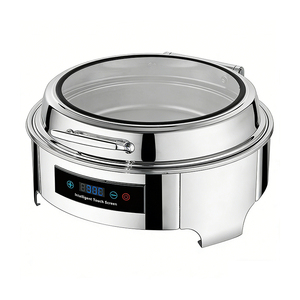 מגש חימום נירוסטה סיטונאי, חימום חשמלי, מגש חימום למסעדות, סט מחמם מזון למלונות, לשימוש בחתונות ובמזנונים - Product Image 1