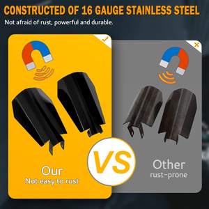 Protectores de Manos Estilo Ataúd en Negro Brillante, Compatibles con Harley Davidson Touring Sportster - Product Image 4