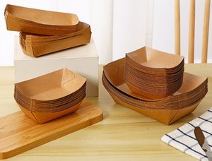 Scatola di Carta Personalizzata per Alimenti Piccola Scatola Pieghevole in Cartone per Hamburger Patatine Fritte Panini <span class=keywords><strong>Pizza</strong></span> da Asporto con Logo Stampato - Product Image 1