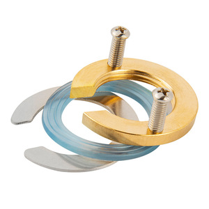 Écrou anti-desserrage en laiton pour fixation de robinet de lavabo avec jeu de vis et rondelles - Product Image 1