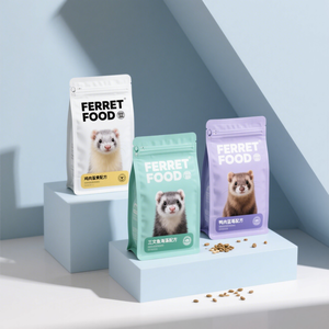 Maßgeschneiderte Tierfutter-Verpackungsbeutel mit Reißverschluss Günstige Recycelbare Hundefutter-Standbeutel mit Barriere Lieferant Druck - Product Image 5