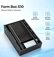 Boîtier de ferme de téléphonie pour smartphone avec OTG Ethernet, 128 Mo de RAM, 128 Go de ROM, emballage robuste pour S10