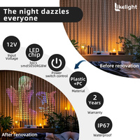 Guirnalda de Luces LED SK6812 WS2811 RGB SMD3535 DC5V 12V IP65 de 360 Grados para Ventana, Pared, Fondo, Decoración de Dormitorio