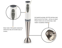 Vente en gros mini-petit appareil de cuisine multi-usages mélangeur électrique à grande vitesse en plastique pour aliments pour bébé mélangeur à main