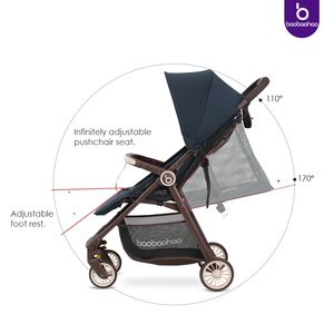 Cochecito de Viaje Individual City Walker Nuevo para Bebé, Ligero, Plegable, para Todas las Estaciones, con Marco de Acero Inoxidable, Puede Sentarse y Recostarse - Product Image 4