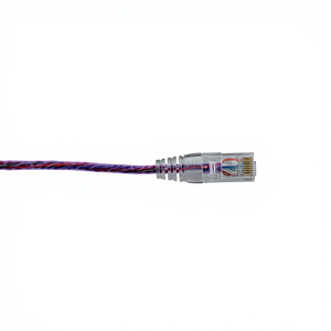 Câble Ethernet tressé Cat6 ultra-fin, connecteur <span class=keywords><strong>RJ45</strong></span> transparent, câble réseau Gigabit - Product Image 4