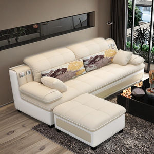 Canapé sectionnel trois places en tissu de style nordique moderne Ensemble complet simple pour la location d'un petit <span class=keywords><strong>appartement</strong></span> pour le salon moderne - Product Image 5