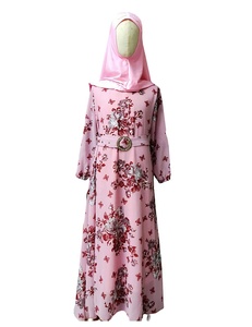 I bambini di vendita calda musulmana vestono i vestiti nuovi arrivano per il materiale chiffon estivo sul 2023 - Product Image 6