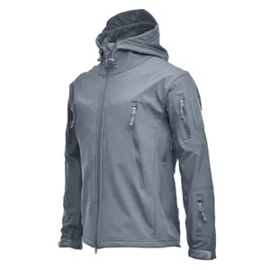 Waterproof Polyester Fishing Windproof Breathable Jacket, Outdoor Softshell Uniform Workwear Rain Jacket