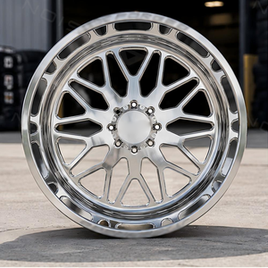 Jantes forgées pour pick-up 22 26 30 pouces, finition couleur personnalisée polie, roues 8x180 8x170 8x165.1 pour Silverado Ford F-350 RAM 3500 - Product Image 3
