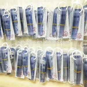 Jauge d'épaisseur de bonne qualité Jauge d'épaisseur d'épaisseur en plastique Plage de mesure 0.02 à 1.00mm 17 pièces/ensemble - Product Image 6