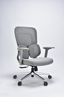 Chaise de bureau ergonomique JOHOOFURNITURE moderne avec support lombaire triple zone, accoudoirs 4D et revêtement en maille 3 couches