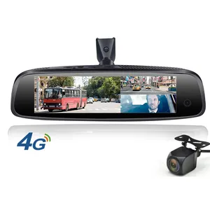 5.1 אנדרואיד k3000 2 + 32g 3 מצלמות שיא המכונית dvr עם wifi gps ניווט צג מרחוק 4 גרם מצלמת מקף