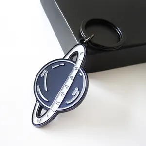 Porte-clés personnalisé promotionnel en alliage de zinc de dessin animé Porte-clés personnalisé en émail dur doux