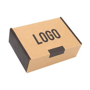 Bán buôn biểu tượng tùy chỉnh in Kích thước nhỏ độc đáo đồng bằng sóng vận chuyển hộp các tông chăm sóc da bưu phẩm quần áo Đóng gói hộp - Product Image 1