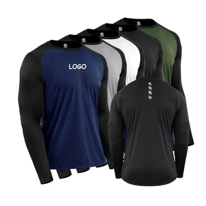 Camiseta Deportiva Ajustada de Alta Calidad, de Secado Rápido, para Hombre, Manga Larga, para Actividades al Aire Libre, Fitness, Montañismo, Transpirable - Product Image 2