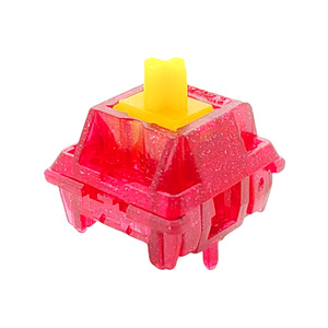 Tecsee Ruby chuyển mix PC nhà ở uhmwpe Tactile STEM đôi vàng mùa xuân 63.5g Bàn phím thiết bị chuyển mạch - Product Image 1
