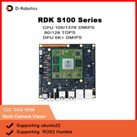 Placa de Desarrollo de Robots con IA D-Robotics RDK S100 con CPU+BPU+MCU de 80 TOPS para Computación en el Borde, SMD Ubuntu para Robótica