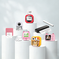 Mini Impresora Portátil con IA para Niños, Inalámbrica, para Imprimir Fotos, con Pantalla de 2.4 Pulgadas y Video de 1080p, Éxito de Ventas Transfronterizo