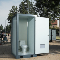 Cabine de Toilettes Modulaire Préfabriquée Mobile pour Chantier, Salle de Bain Portable Luxe ou Simple Durable à Vendre
