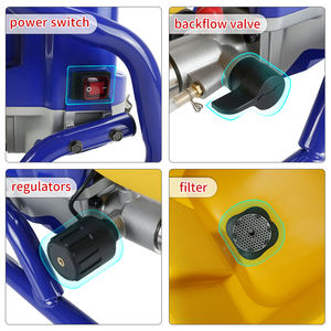 850W 20MPA Capacidade 4.5L Máquina De Pulverização De êmbolo Máquina De Pulverização Multifuncional Funil Design Pode Pulverizar Tinta De Látex - Product Image 5