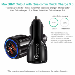 Adaptateur USB double port 15W Chargeur rapide pour voiture Compatible pour <span class=keywords><strong>iPhone</strong></span> 15 <span class=keywords><strong>14</strong></span> 13 12 11 <span class=keywords><strong>Pro</strong></span> <span class=keywords><strong>Max</strong></span> pour Samsung Fonction PD <span class=keywords><strong>Sortie</strong></span> 20W - Product Image 3